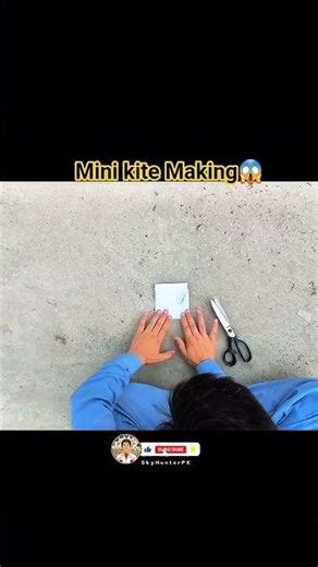 Easy Trick To Cut Kite Making 😱🔥 #basant #kite #kitemaking