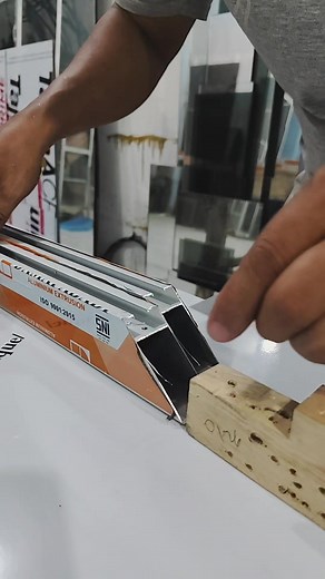 Installation trick for plain aluminum threshold brackets #Work #Aluminium #Diy #craft #content #creative #greatyear #Incriver #Usa #reels | Yusran Safar