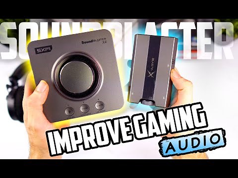 Improve Your audio For Gaming! || SoundBlaster G6 or X4 (PC & Consoles)