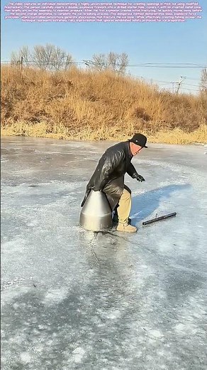 Blasting Through Ice: The Unconventional Method for Creating Fishing Holes