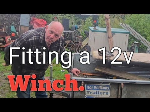 Fitting a 12v winch into a Trailer.