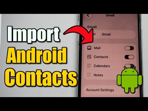 How to Import Android Phone Contacts to iPhone (Best Method)