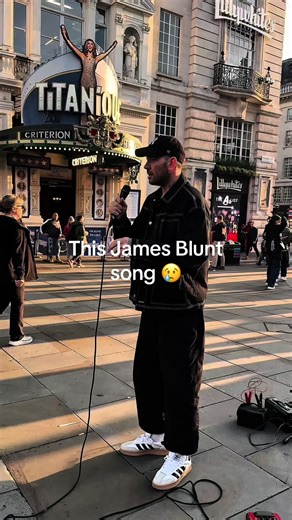 Covers of James Blunt's Beautiful Songs by a Street Performer