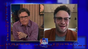 Seth Rogen talks to Stephen Colbert about calling out Ted Cruz on Twitter