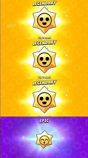 Too Much Luck?! 3x Legendary + Epic Brawl Stars Opening #brawlstars #legendary #epic #epicbrawler