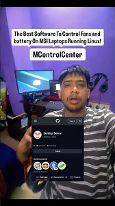 MControlCenter For MSI Laptops Running Linux! #linux #msilaptop