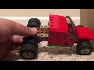 How to build a lego truck and trailer