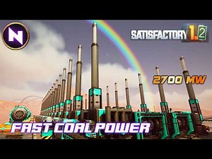 Simple, Fast COAL POWER 2700 MW in Satisfactory 1.2 | 03 | Lets Play