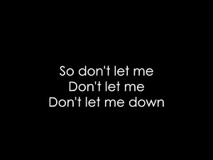 The Chainsmokers ft. Daya - Don't Let Me Down (Lyrics) HQ