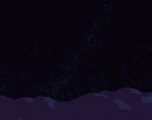 Milky Way from mountain Background by Accodius Studio