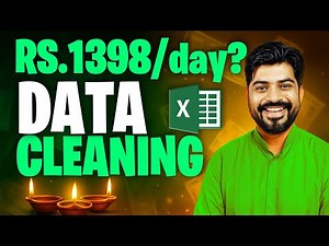 Excel Data cleaning work Rs. 1398 per day❓ (Second Salary)
