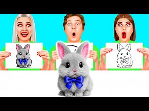 Who Draws it Better Take The Prize | Funny Food Situations by BooBoom Challenge