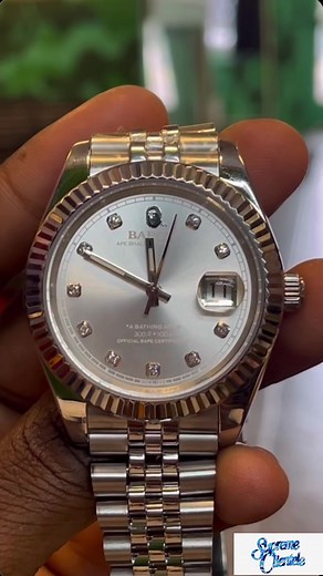 BAPE Type 6 BAPEX #1 Watch Review and unboxing THIS WATCH IS TOO CLEAN💎 Only @supreme_clientele_clt