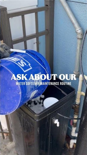 Water Softener Maintenance Routine