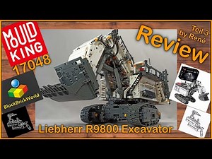 Review | Kopiert Mould King mit der 17048 hier Lego® 42100? | Teil3 des Liebherr R9800 Bergbaubagger