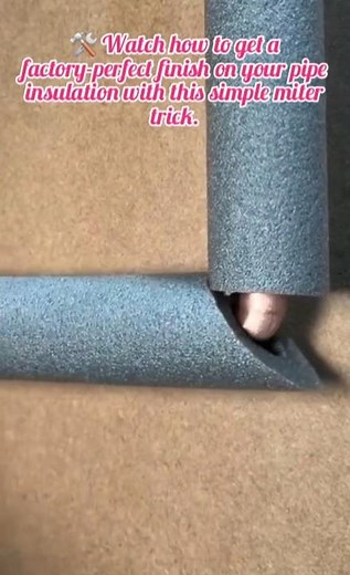 Professional Pipe Insulation Hack: How to Cut Perfect 45° Miters