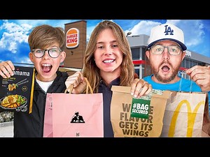 TEEN DAUGHTER CONTROLS OUR DIET FOR 24 HOURS!