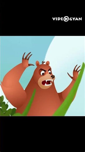 The Bear and Two Friends Shorts -1 | Minnu and Mintu Telugu Nursery Rhymes | #youtubeshorts
