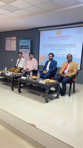 2.9K views · 56 reactions | Shaping the Future of Communication Technology !! 3-Day ATAL Conference on “Emerging Trends in Antenna & RF Design for Next-Gen Communication”, hosted by the Department of Electronics & Communication Engineering, LNCT&S, was filled with powerful insights and high-impact discussions. #LNCT #ATALAcademy #Electronics #RFDesign #NextGenCommunication #Conference #Innovation #EngineeringExcellence | LNCT Group of College | Facebook