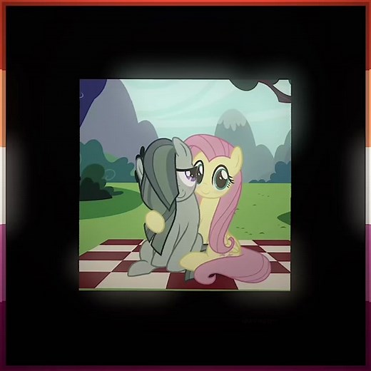 Marble Pie and Fluttershy - Rare MLP edit featuring Piesisters