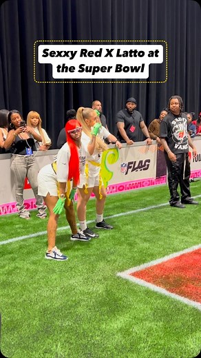Master | Sexxy Red and Latto just casually twerking before the IShowSpeed vs Kai Cenat flag football game 😂 #superbowl | Instagram