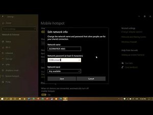 How to Share Internet connection with others in Windows 10 using mobile hotspot