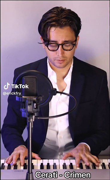 Crimen - Cerati (Cover) / Erick Fry #singing #crimen #cover #cerati #piano #fypシ