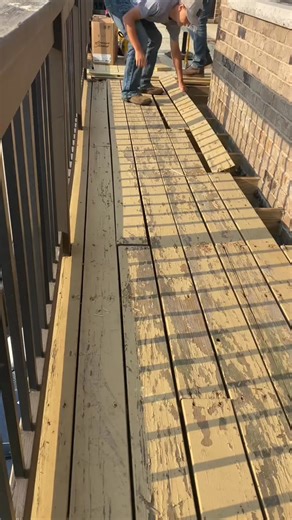 1.1K views | Decking Replacement Day 2 #diy #construction #fyp #contractor #remode | Louisa Jordan | Facebook
