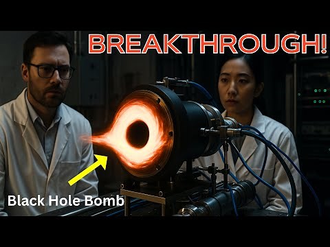 Breakthrough! Scientists Just Built a Black Hole Bomb In a Lab!
