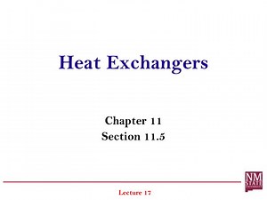 Heat Exchangers - SlideServe