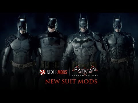 New Batman Arkham Knight skin mods showcase
