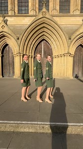 Come with us to our first professional dress rehearsal. 🎙️👯‍♂️ . . . . . #theduchydarlings #1940s #trio #vintagevibes #retrorevival #harmony #viral #rehearsals #veday #liveperformance #dressrehearsal #childperformer @riponcathedral | The Duchy Darlings