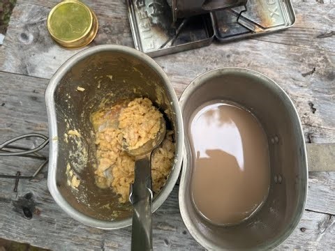 Mess Kit Canteen- Chicken and Rice in a canteen Cup