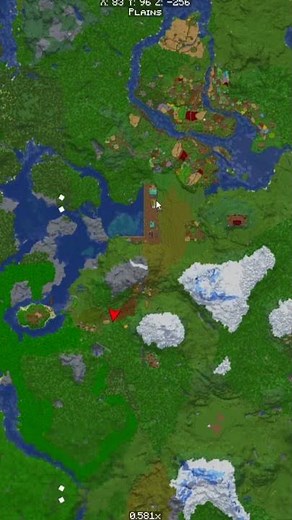 Xaero's World Map Mod - Minecraft #shorts #minecraft