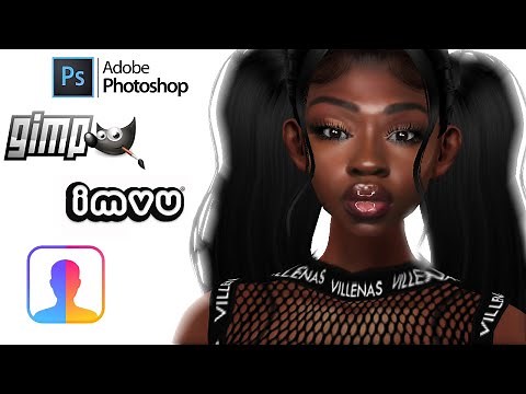 IMVU // Female Mesh Head Creation with Face App by Vladdy@IMVU