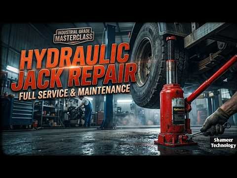 Complete Hydraulic Jack Repairing Guide | Step-by-Step Tutorial Shameer Technology