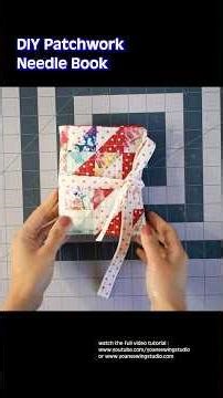 Sew this handy Needle Book using your fabric scraps #sewingproject