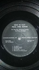 Doug Jernigan - How To Play Pedal Steel Guitar On The C6, 10 String Tuning; For Course No. ESP - C6