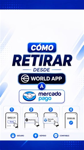¿Cómo retirar dinero de World App a Mercado Pago?
