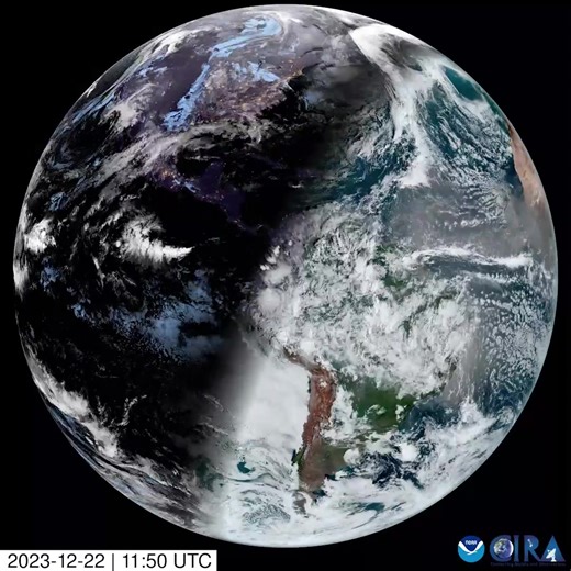 1.1M views · 5.9K reactions | The summer solstice will occur today at 4:51 p.m. ET in the Northern Hemisphere! To celebrate the start of astronomical summer, take a look at how the angle of the sun changes from solstice to equinox and back again over the course of a year due to the Earth's 23.5° tilt. | NOAA Satellite and Information Service | Facebook