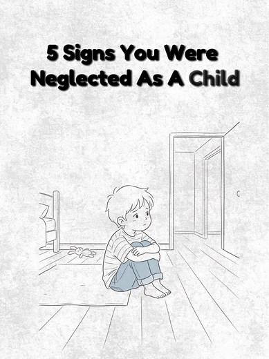 5 Signs You Were Neglected As A Child #mentalhealth #mentalhealthmatters #childhoodtrauma #psycology