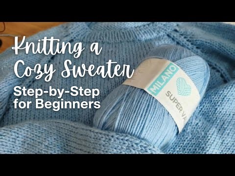 🤩I Finished Knitting the Sweater | Step-by-Step Tutorial for Beginners
