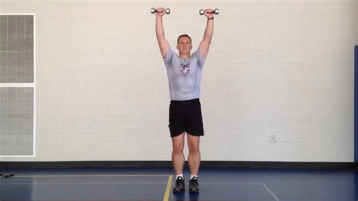 Military Press with Dumbbells