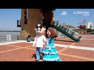 Juan y Juanita Pueblo se preparan para las fiestas de Guayaquil