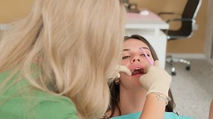 Smiling Woman Dentist Examines Teeth On Stock Footage Video (100% Royalty-free) 3608265179 | Shutterstock