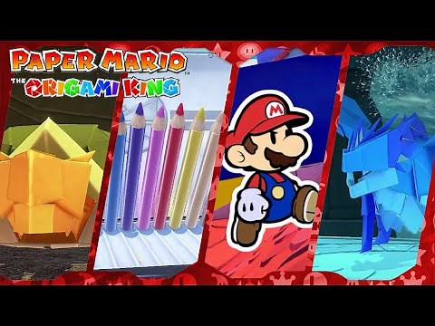 All Bosses | Paper Mario: The Origami King ᴴᴰ