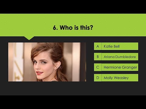 Harry Potter Quiz: Name All The Characters