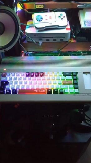 DIY Recalbox inside Commodore C64C. #raspberrypi #retro #retrogaming #gaming #computer