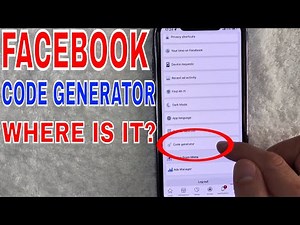 ✅ How To Find Facebook Code Generator 🔴