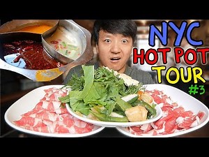 All You Can Eat THAI Hot Pot Buffet! New York Hot Pot Tour Part 3!